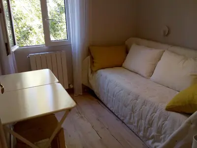Cama o camas de una habitación en B&B LOS LLANOS