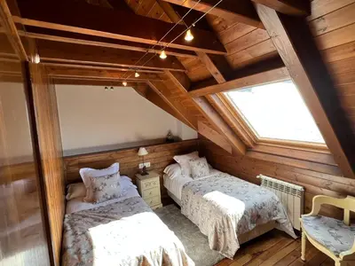 Cama o camas de una habitación en Luxury Familiar Baqueira