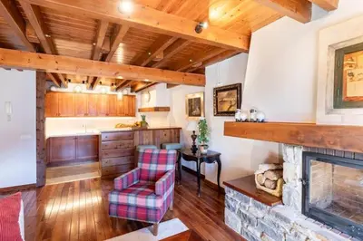 Zona de estar de Luxury Familiar Baqueira