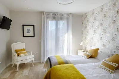 Cama o camas de una habitación en Casa Jacinto