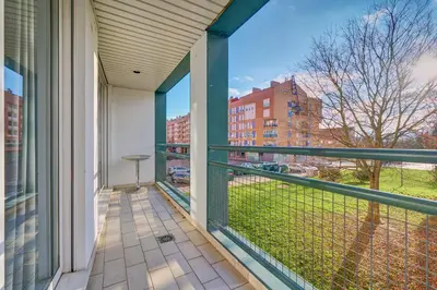 Un balcón o terraza de Mirasierra Suites Pamplona