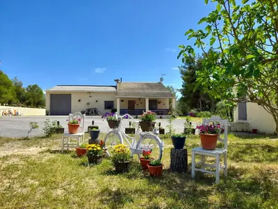 Jardín al aire libre en La Ruella
