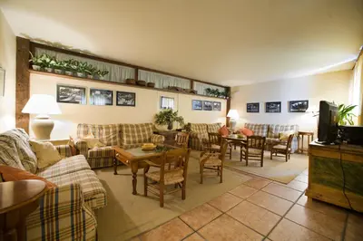 Zona de estar de Hostal Rural Salazar