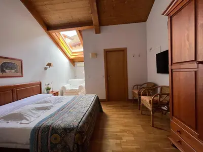 Cama o camas de una habitación en Hostal Rural Salazar