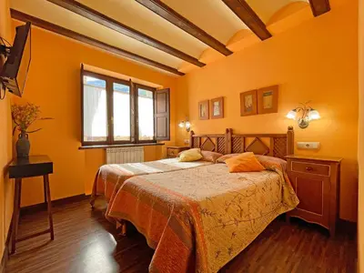 Cama o camas de una habitación en Casa Rural juaningratxi