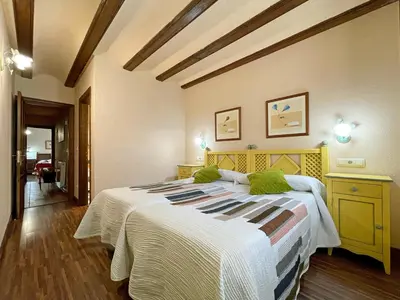 Cama o camas de una habitación en Casa Rural juaningratxi
