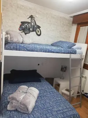 Cama o camas de una habitación en La casa del gatico