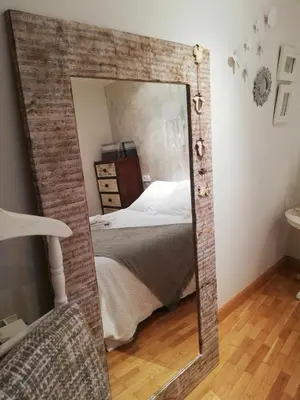 Cama o camas de una habitación en La casa del gatico