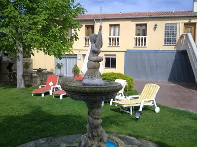 Jardín al aire libre en Casa Rural Sancho el Fuerte