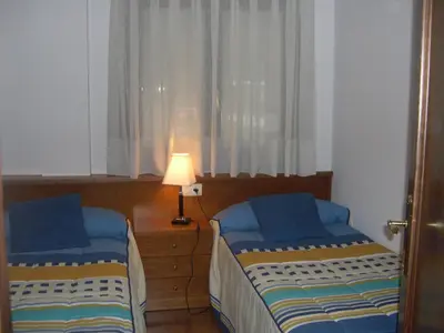 Cama o camas de una habitación en Apartamentos Estop