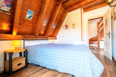Cama o camas de una habitación en Apartamentos Aran