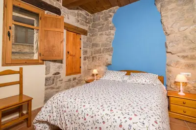 Cama o camas de una habitación en Apartamentos Plaza Mayor
