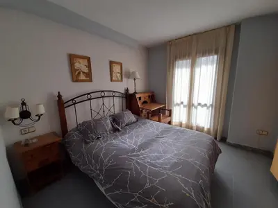 Cama o camas de una habitación en Hostal Casa Juan
