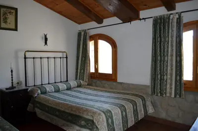 Cama o camas de una habitación en Casa Rural La Vall del Cadi