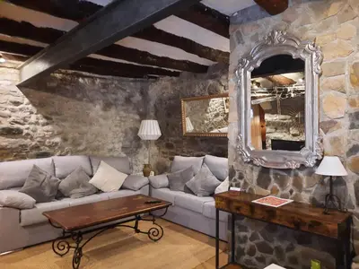 Zona de estar de Casa Rural CAL ROCCO Porta del Pirineu