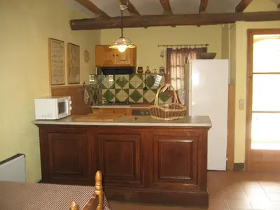 Una cocina o zona de cocina en Cal Batistet Ferrer