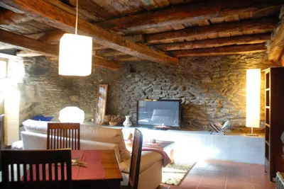 Cama o camas de una habitación en Masia d'en Valentí