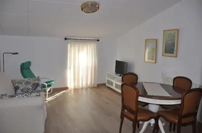 Una televisión o centro de entretenimiento en Can Valleta