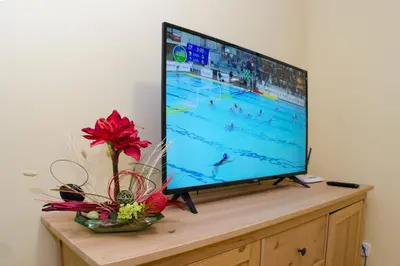 Una televisión o centro de entretenimiento en Casa Taragaña