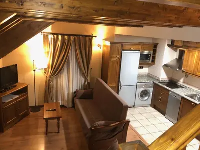 Una cocina o zona de cocina en Apartamentos Casa Lavedan
