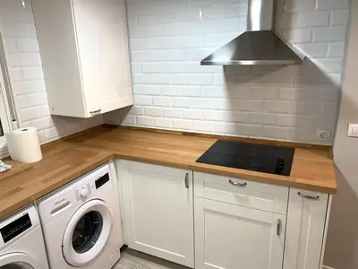 Una cocina o zona de cocina en Apto Isabel Centro Histórico