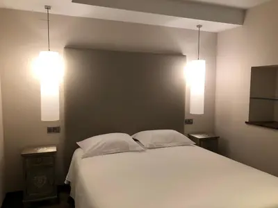 Cama o camas de una habitación en Apartament Casa Rey