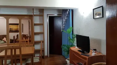 Una televisión o centro de entretenimiento en Can Marti