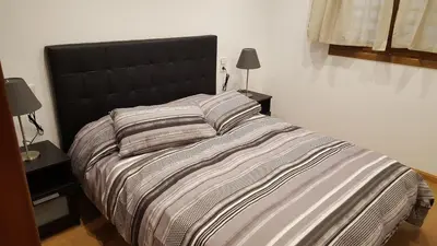 Cama o camas de una habitación en Apartamenticos Boggiero II