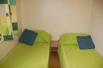 Cama o camas de una habitación en Càmping Terra Alta