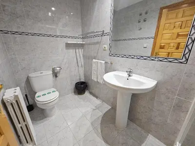 Un baño de Apartamentos Gavín Biescas 3000