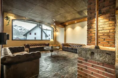 Zona de estar de SNÖ Villa de Sallent 3