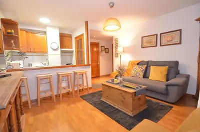 Una cocina o zona de cocina en Apartamento Campanero con WIFI