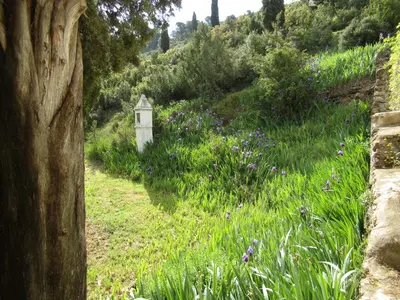 Jardín al aire libre en Casa Burgués