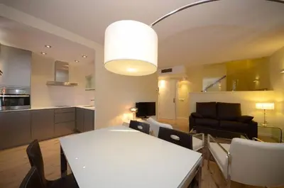 Una cocina o zona de cocina en Apartamentos El Palacete de Ainsa