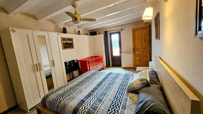 Cama o camas de una habitación en Ca l'Aixut Turismo Rural