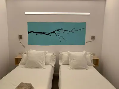 Cama o camas de una habitación en La Pomera