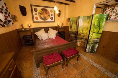 Zona de estar de La Bodeguita de Alhama