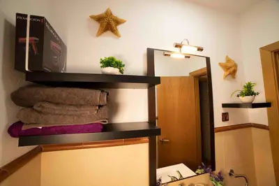Cama o camas de una habitación en La Bodeguita de Alhama