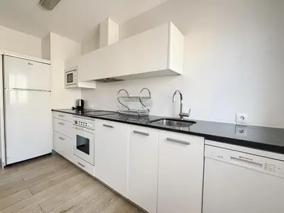 Una cocina o zona de cocina en Gestión de Alojamientos Apartments