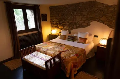 Cama o camas de una habitación en El Acebo de Casa Muria