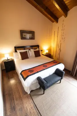 Cama o camas de una habitación en El Acebo de Casa Muria