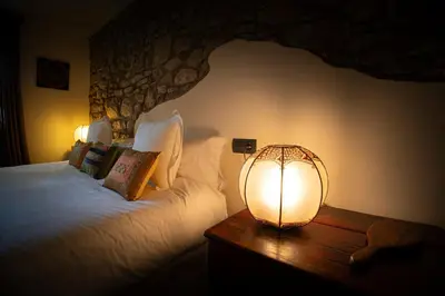 Cama o camas de una habitación en El Acebo de Casa Muria