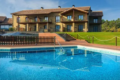 Piscina en o cerca de Hotel Spa Aguas de los Mallos