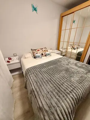Cama o camas de una habitación en Apartamento La Pinada