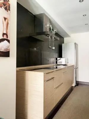Una cocina o zona de cocina en Apartamentos Lorione