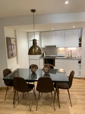 Una cocina o zona de cocina en Apartaran 410