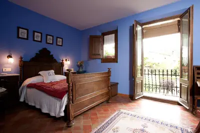 Cama o camas de una habitación en Casa Leonardo