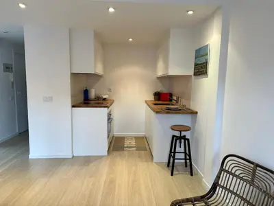 Una cocina o zona de cocina en Apartamento Socotor, céntrico, vistas , garaje y Wifi
