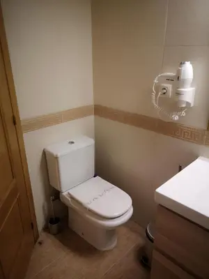 Un baño de Apartamentos Aguas Limpias