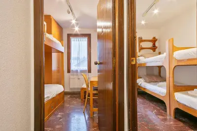 Cama o camas de una habitación en Eraclau - Eth Slalom en Sapporo Vielha